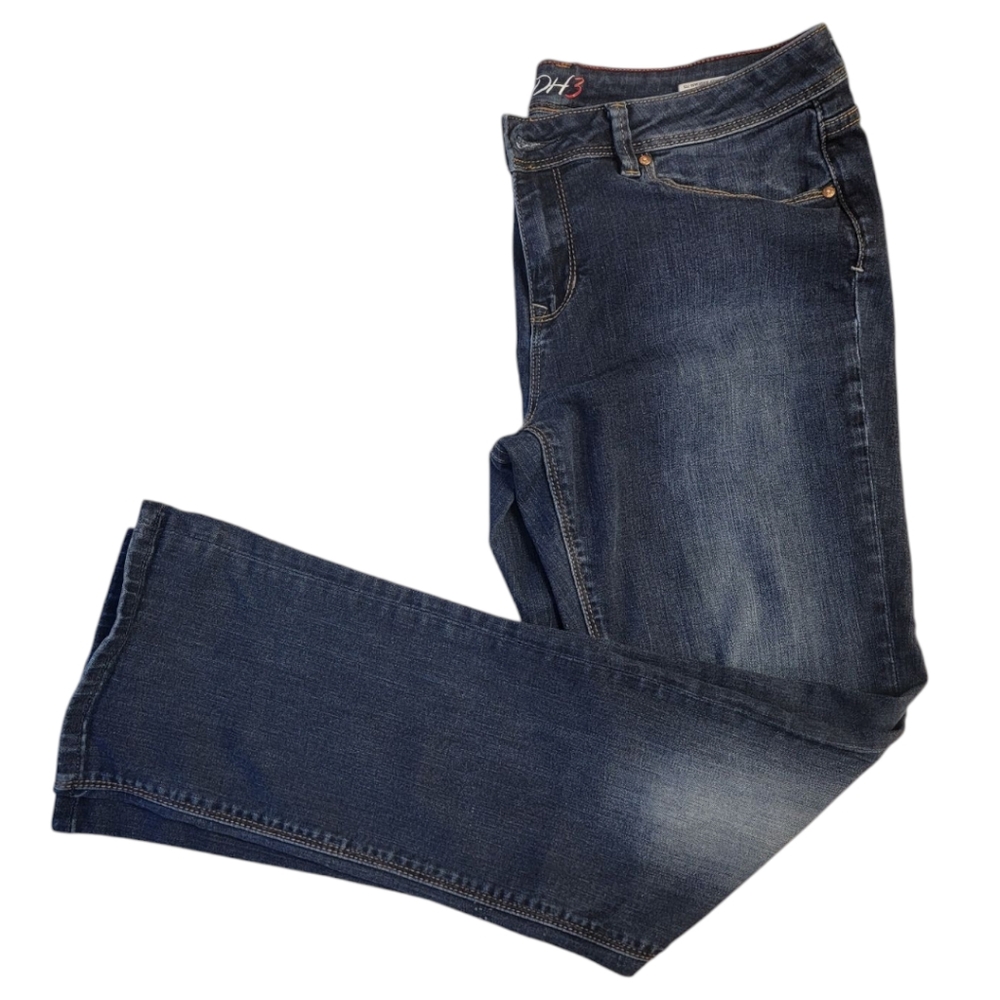Blue Denim Mid Rise Jeans Size 10/32 DH3 MIA